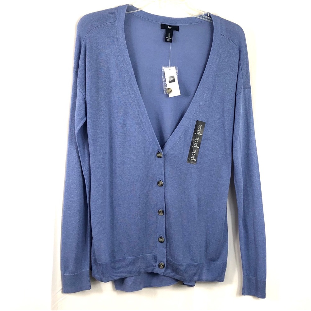 Gap Factory V-neck Button Side Slit Cardigan K53